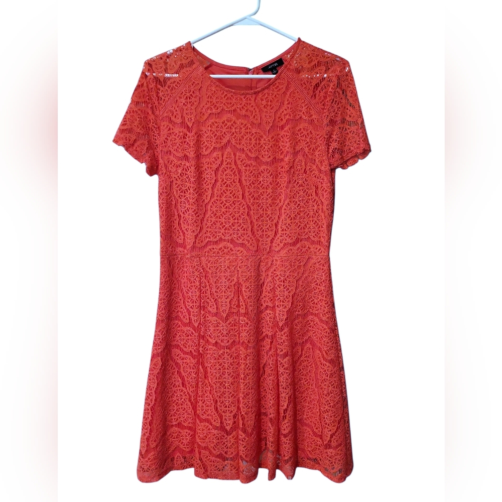 Apt 9 Coral Colored Lace Dress